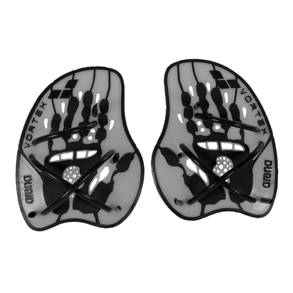 Arena Vortex Evolution Hand Paddle L silver/black Unisex