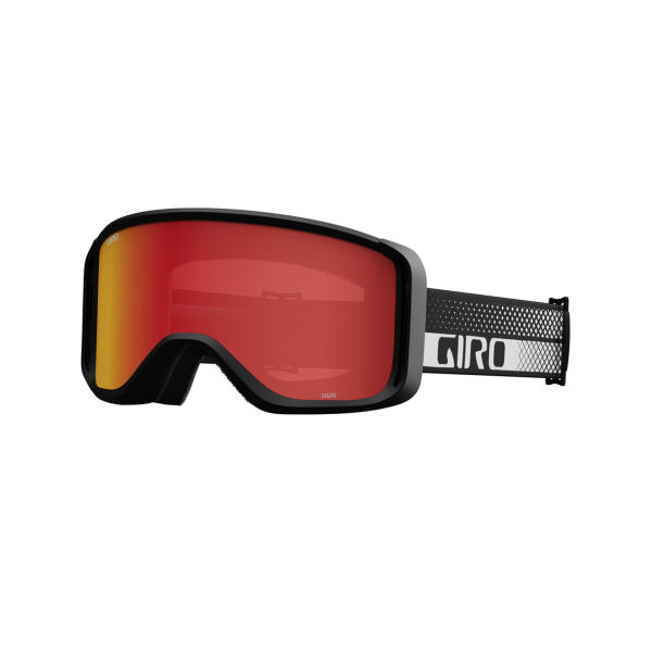Giro Eyewear Sagen Goggle one size black/white flow amber scarlet S2 +S0 Unisex