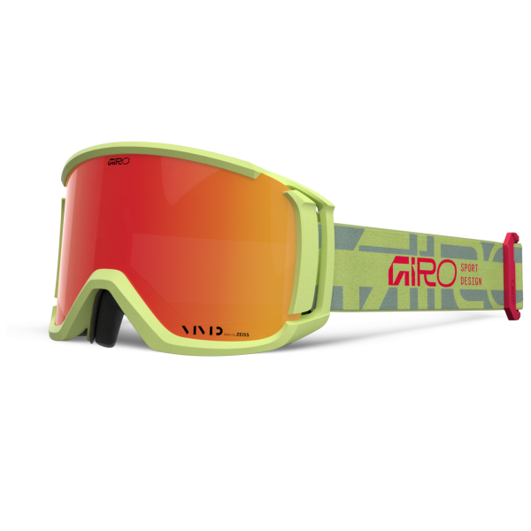 Giro Eyewear Revolt Vivid Goggle one size glacier green burst vivid ember S2 Unisex