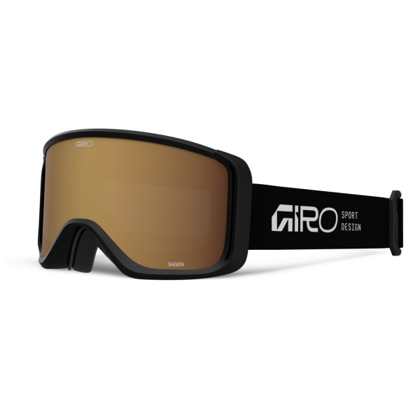 Giro Eyewear Sagen Flash Goggle one size black stacked amber gold S2 +S0 Herren