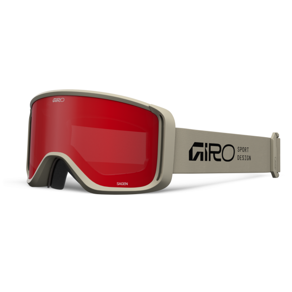 Giro Eyewear Sagen Flash Goggle one size stone stacked amber scarlet S2 +S0 Herren