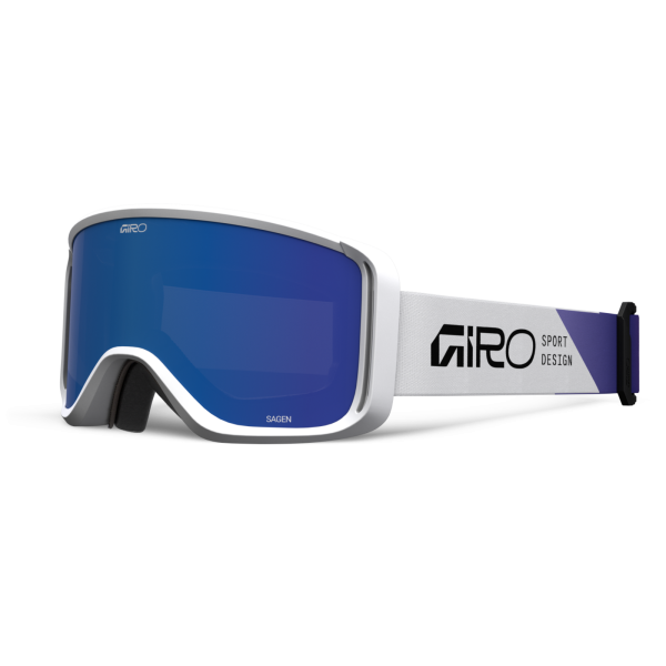 Giro Eyewear Sagen Flash Goggle one size white angles grey cobalt S3 +S0 Herren