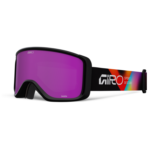 Giro W Sagen Flash Goggle one size black angles amber pink S2 +S0 Damen
