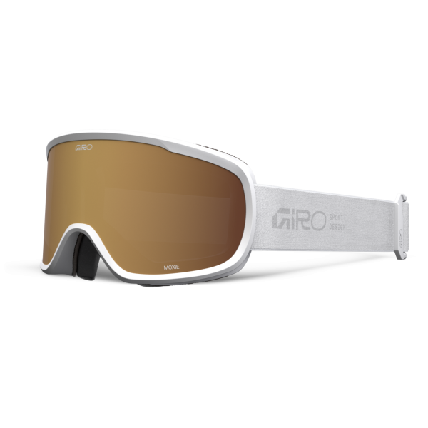 Giro W Moxie Flash Goggle one size white stacked amber gold S2 +S0 Damen