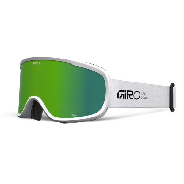 Giro Cruz Flash Goggle one size white stacked loden green S2 Unisex