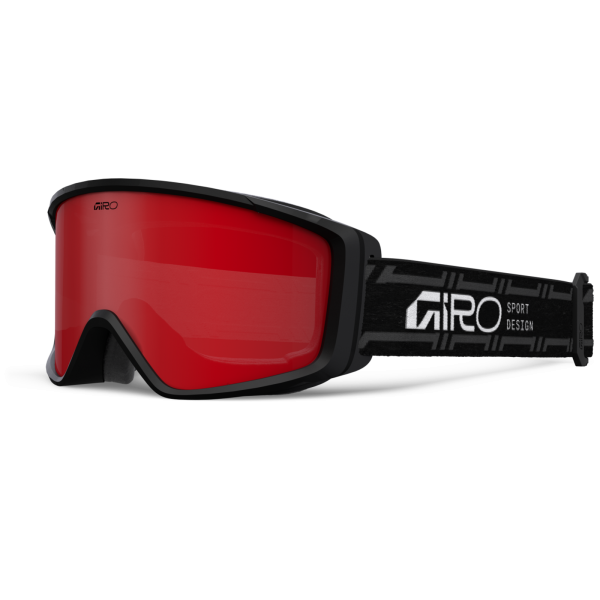 Giro Eyewear Index 2.0 Flash Goggle one size black stacked amber scarlet S2 Unisex