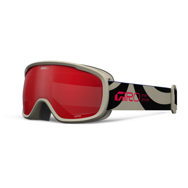 Giro Buster Flash Goggle one size black flow amber scarlet S2 Unisex