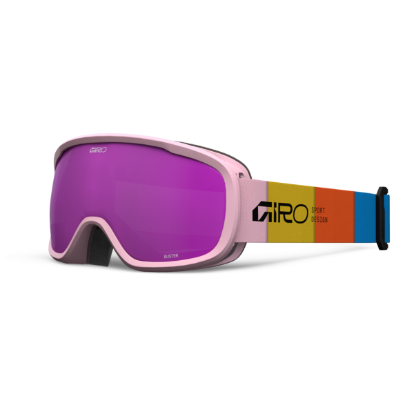 Giro Eyewear Buster Flash Goggle one size pink blocks amber pink S2 Unisex