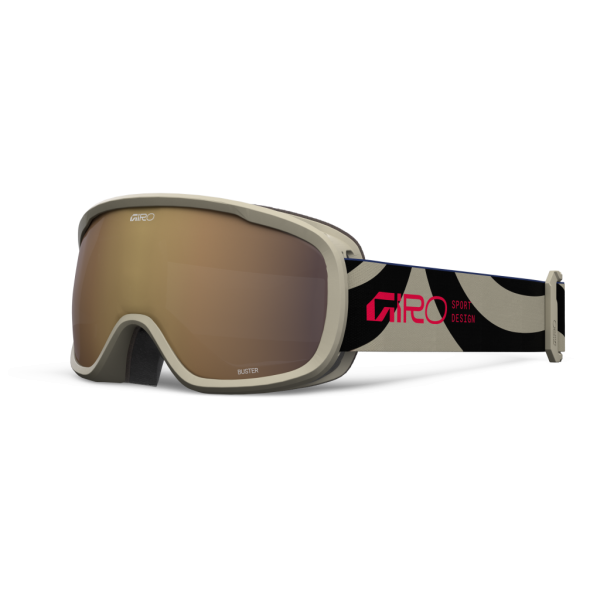 Giro Buster Basic Goggle one size black flow amber rose S2 Unisex