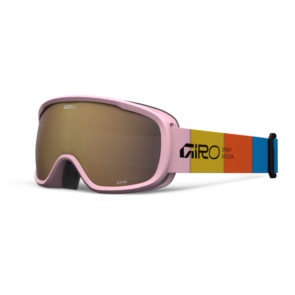 Giro Buster Basic Goggle one size pink blocks amber rose S2 Unisex