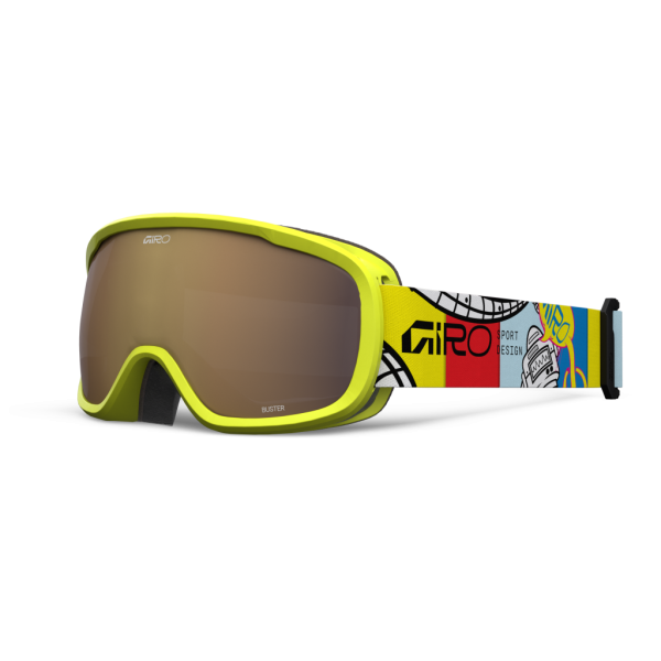 Giro Buster Basic Goggle one size yellow robot amber rose S2 Unisex
