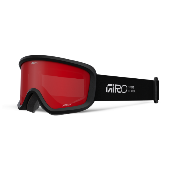 Giro Eyewear Chico 2.0 Flash Goggle one size black stacked amber scarlet S2 Unisex