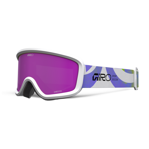 Giro Eyewear Chico 2.0 Flash Goggle one size mauve flow amber pink S2 Unisex