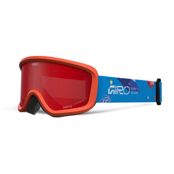 Giro Eyewear Chico 2.0 Flash Goggle one size blue rocket amber scarlet S2 Unisex