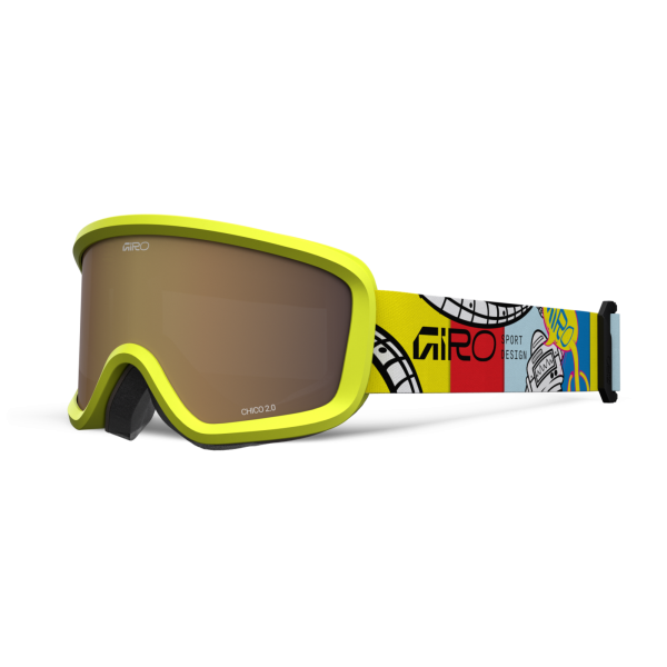 Giro Eyewear Chico 2.0 Basic Goggle one size yellow robot amber rose S2 Unisex