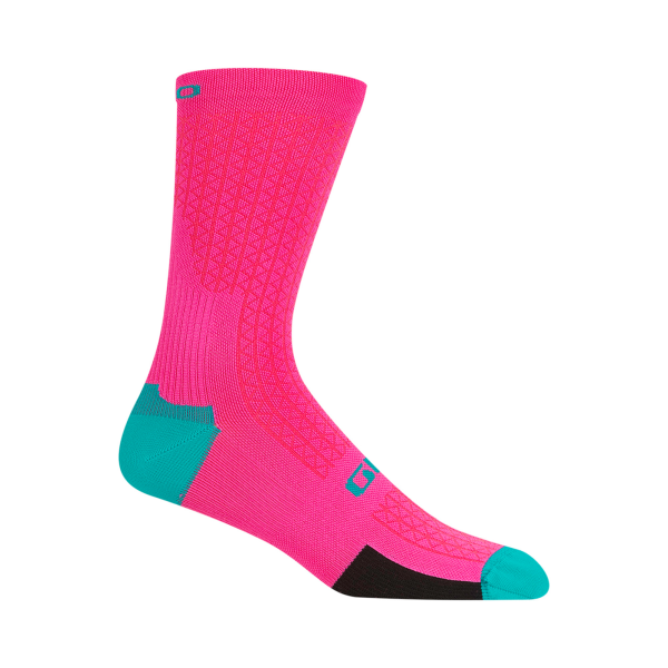 Giro Cycling HRC Sock II M neon pink/screaming teal Unisex