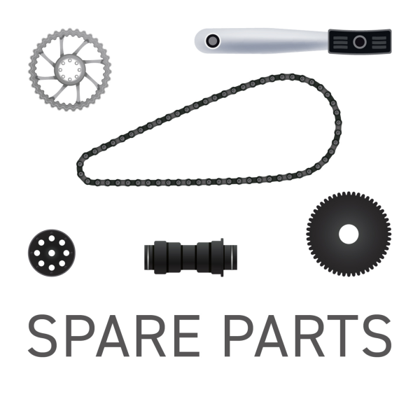 Evoc 4-Wheel Trolleys Replacement Wheel Right one size white