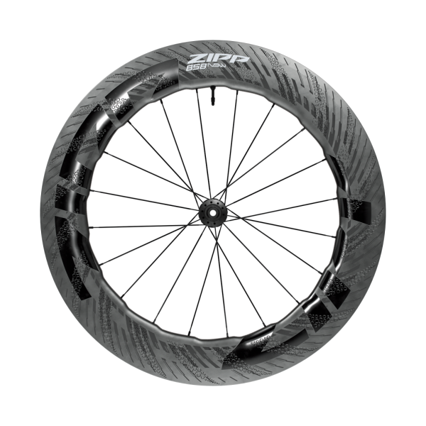 Zipp MY26 858 NSW Hookless Front Wheel 700C/'12X100 black carbon
