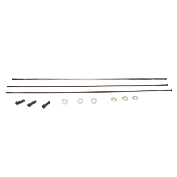 Zipp Spoke and Nipple 258mm CX-Ray Straight Pull Qty 3 one size black