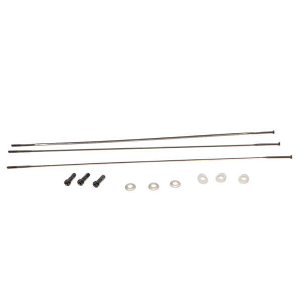 Zipp Spoke and Nipple 260mm CX-Ray Straight Pull Qty 3 one size black