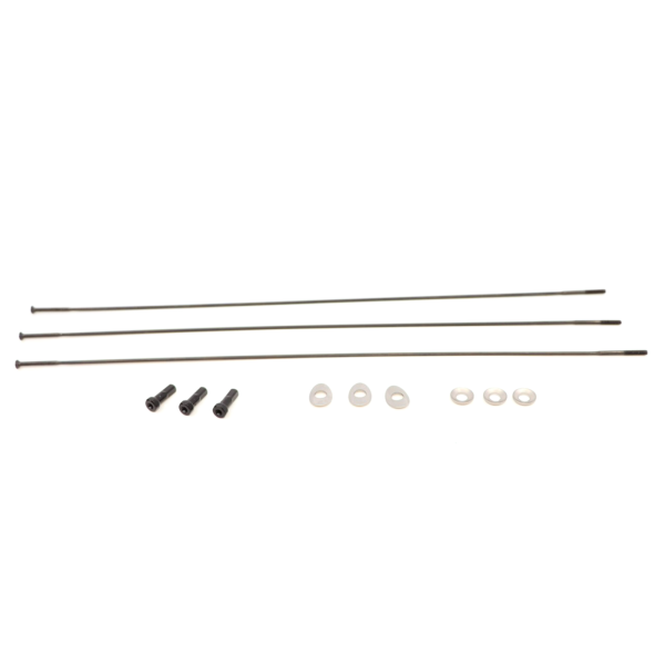 Zipp Spoke and Nipple 264mm CX-Ray Straight Pull Qty 3 one size black