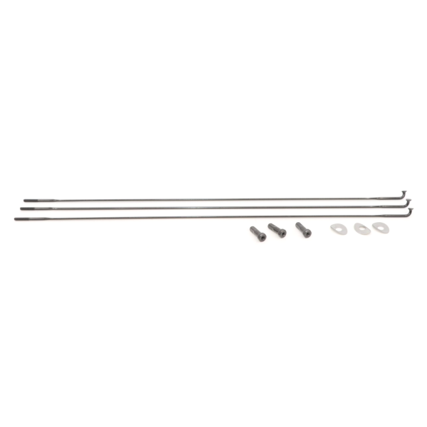 Zipp Spoke and Nipple 264mm CX-Sprint J-Bend Qty 3 one size black