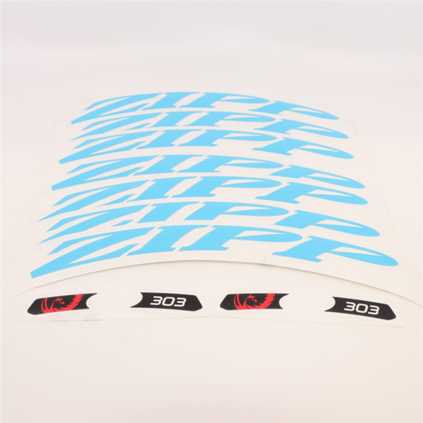 Zipp Wheel Decal Set Zipp 303 for one wheel matte blue one size blue