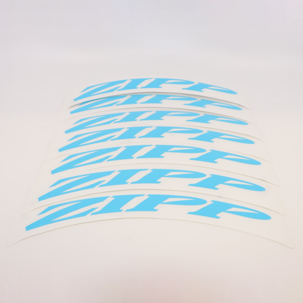Zipp Wheel Decal Kit Zipp 202 DiscBrake SingleRim blue one size blue