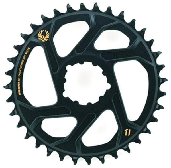 SRAM Chainring Eagle X-Sync2 DM 3mm Offset Boost 38T black/eagle gold