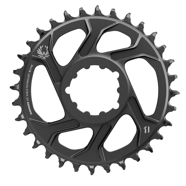 SRAM Chainring Eagle X-Sync2 DM -4mm Offset Fatbike 30T black