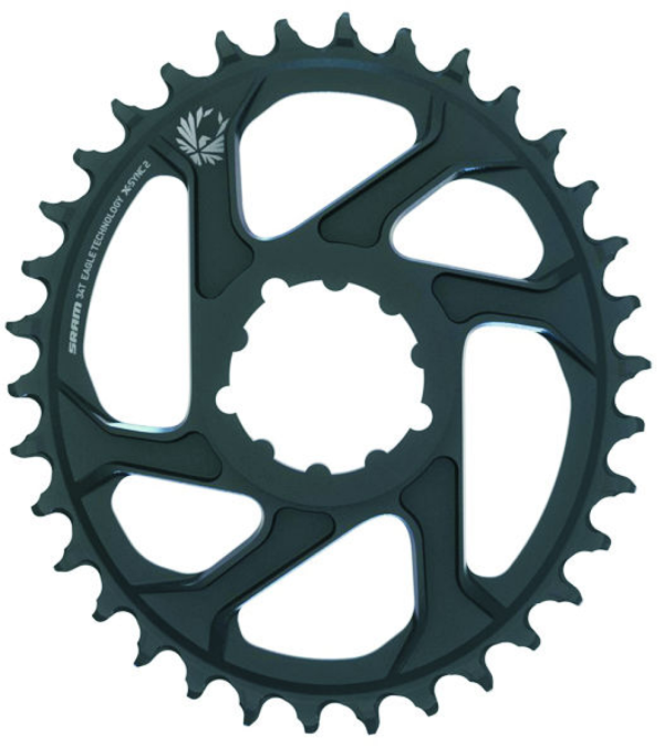 SRAM Chainring Eagle Oval X-Sync2 DM 6mm Offset 32T black
