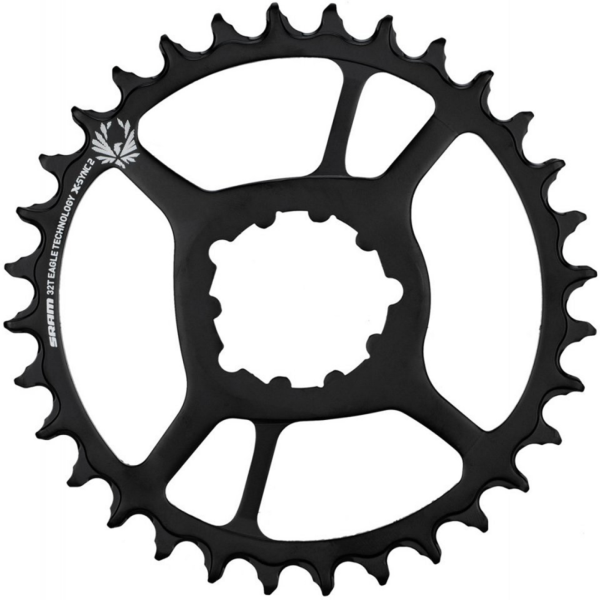 SRAM Chainring Eagle SteelX-Sync2 DM 6mm Offset 34T black