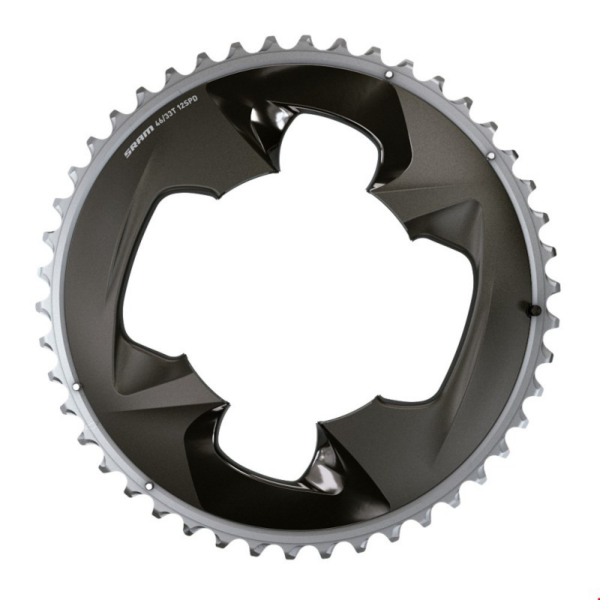 SRAM Chainring Force eTap AXS 107 BCD withCover 2x12SP 107x46T grey