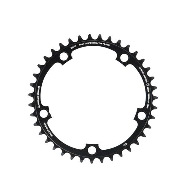 Sram Chainring Red 2012+ 130 BCD (39-53) 2x10SP 130x39T black