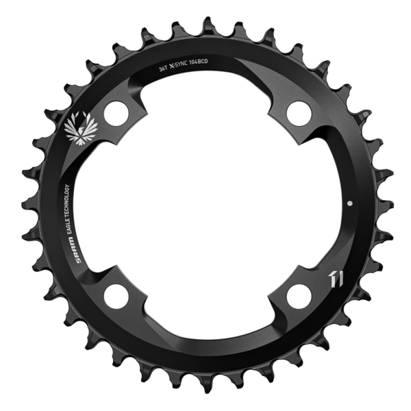 SRAM Chainring Eagle CNC Alu X-Sync2 104 BCD 104x38T black
