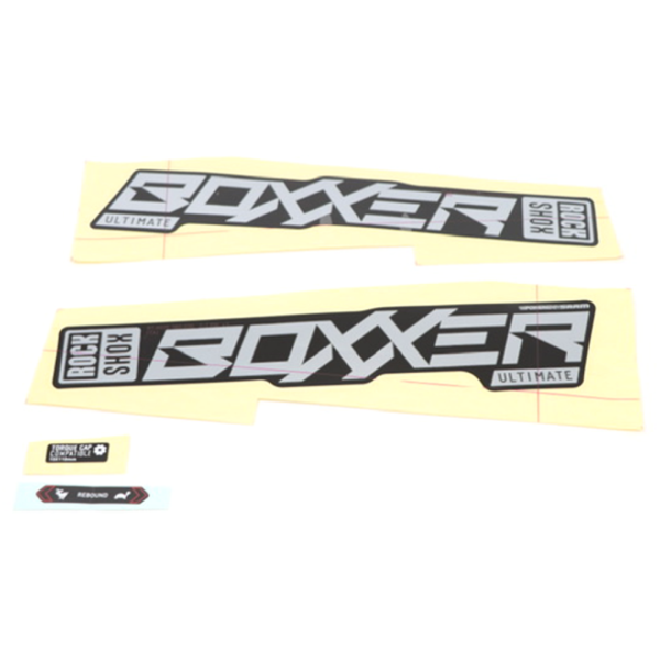 Rock Shox Fork Decal Kit, BoXXer Ultimate 2021 polar for black