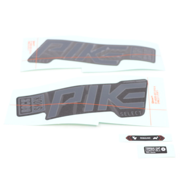 Rock Shox Fork Decal Kit, Pike Select 2020+ grey for black