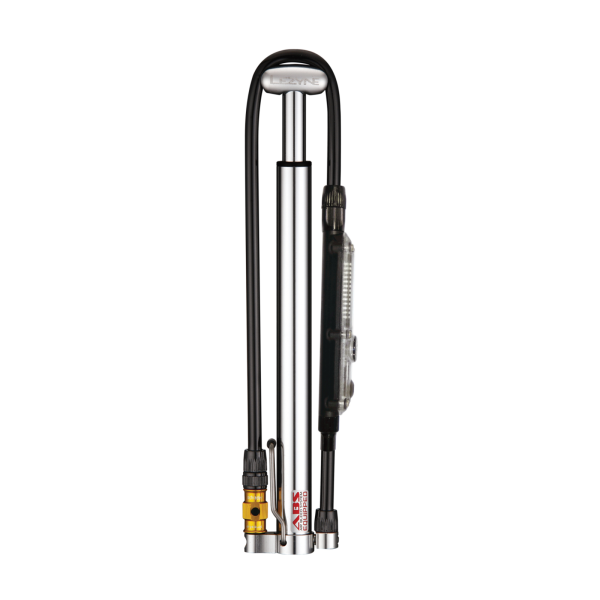 Lezyne Micro Floor Drive Digital HPG one size silver gloss