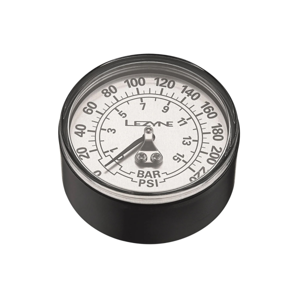 Lezyne 220 PSI Gauge 2.5" one size black/silver