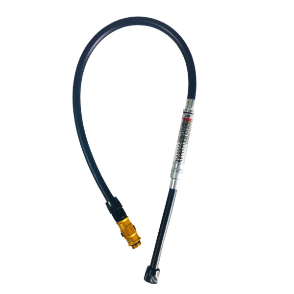 Lezyne ABS Micro Floor Drive Hose W/Gauge one size gold gloss