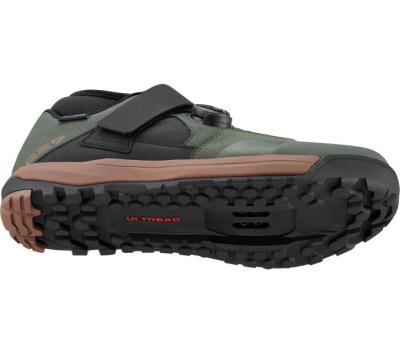 SHIMANO SHIMANO Fahrradschuhe GE900 Herren/Damen MTB SPD Gr&ouml;&szlig;e 45 Gr&uuml;n Produktbild 3