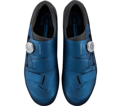 SHIMANO SHIMANO Fahrradschuhe RC502 Damen/Herren Road SPD-SL Gr&ouml;&szlig;e 42 breit Blau Produktbild 1