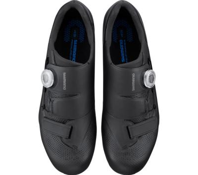 SHIMANO SHIMANO Fahrradschuhe RC502 Damen/Herren Road SPD-SL Gr&ouml;&szlig;e 43 breit Schwarz Produktbild 1