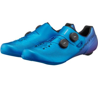 SHIMANO SHIMANO Fahrradschuhe RC903 Damen/Herren Road SPD-SL Gr&ouml;&szlig;e 43 breit Blau Produktbild 4
