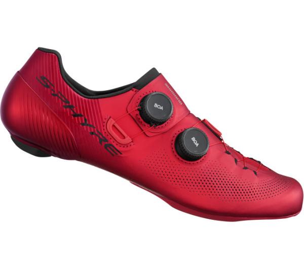 SHIMANO SHIMANO Fahrradschuhe RC903 Damen/Herren Road SPD-SL Gr&ouml;&szlig;e 47 breit Rot
