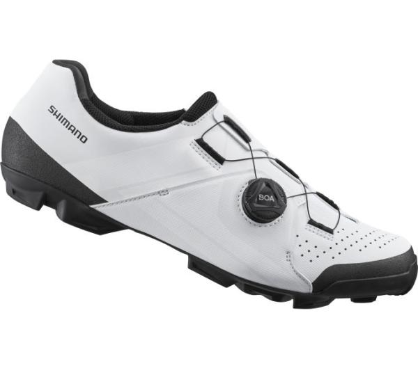 SHIMANO SHIMANO Fahrradschuhe XC300 Herren/Damen MTB SPD Gr&ouml;&szlig;e 45 breit Wei&szlig;