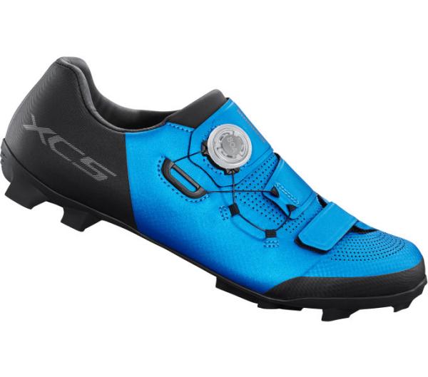 SHIMANO SHIMANO Fahrradschuhe XC502 Herren/Damen MTB SPD Gr&ouml;&szlig;e 45 breit Blau