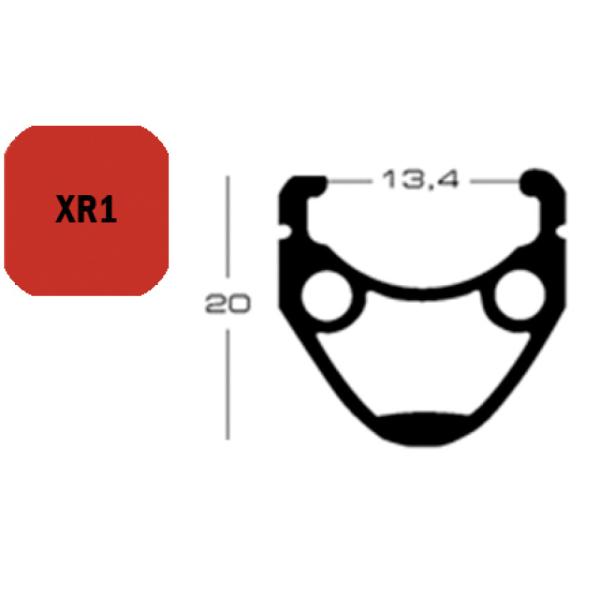 Exal Felge XR1 28" 36 Loch Silber