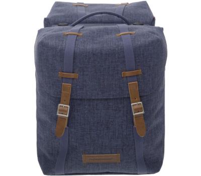 New Looxs Doppelpacktasche Mondi Double Cotton II Racktime Blue Produktbild 1