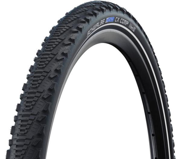 Schwalbe SCHWALBE DRAHTREIFEN CX COMP    47-406 Schwarz/Reflex